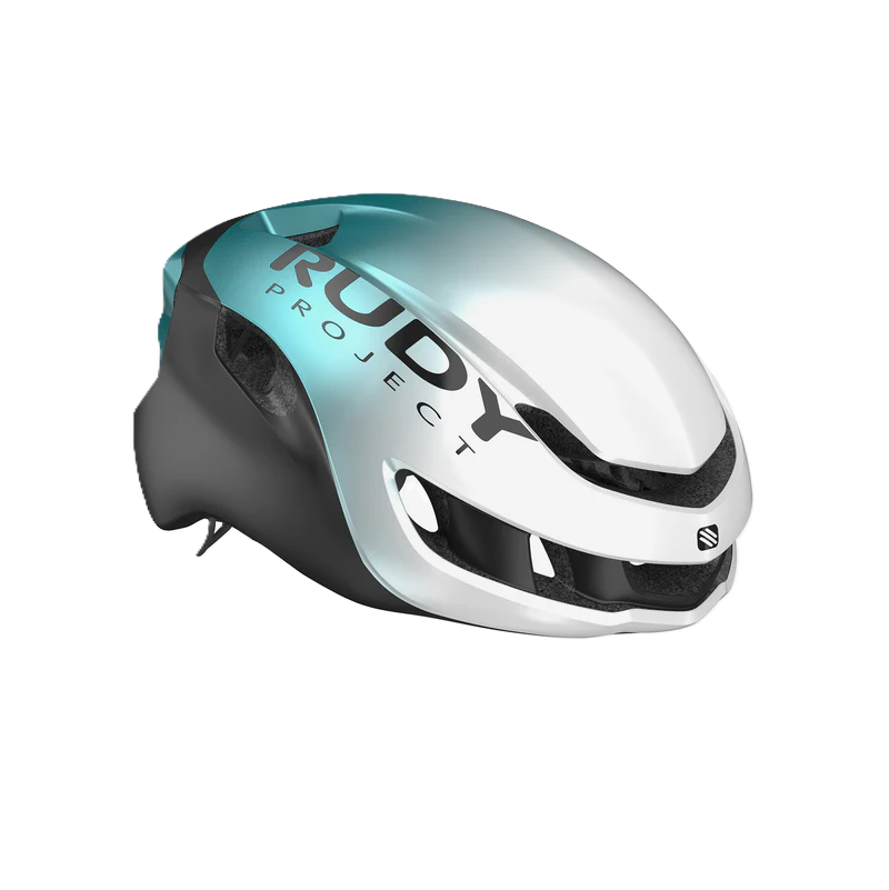 Capacete de estrada RUDY PROJECT NYTRON Esmeralda/Branco mate