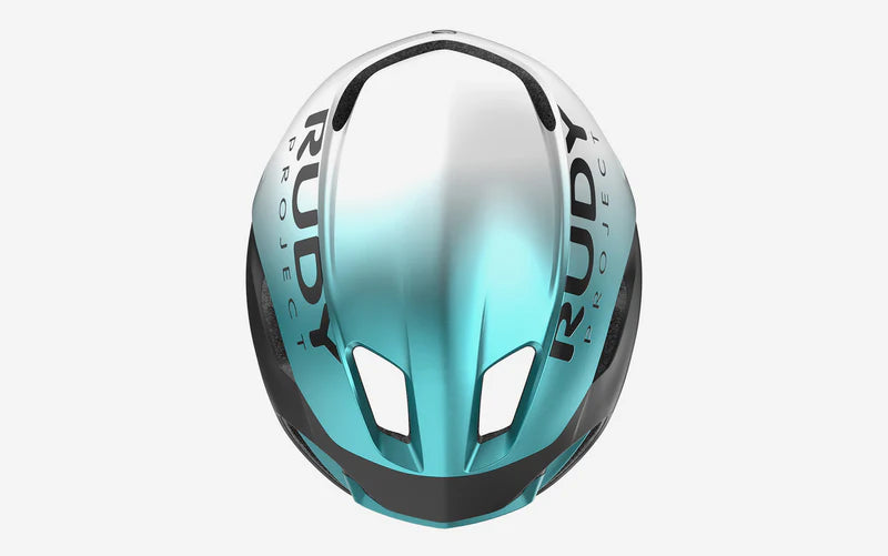 Capacete de estrada RUDY PROJECT NYTRON Esmeralda/Branco mate