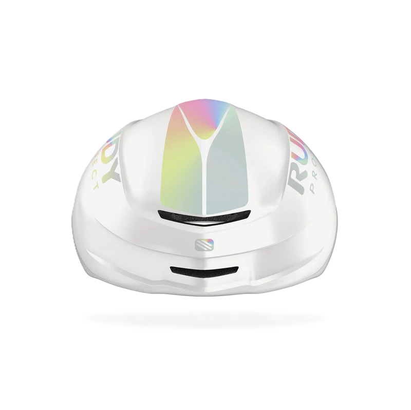 Capacete de estrada RUDY PROJECT NYTRON PRO Branco Fosco Iridescente