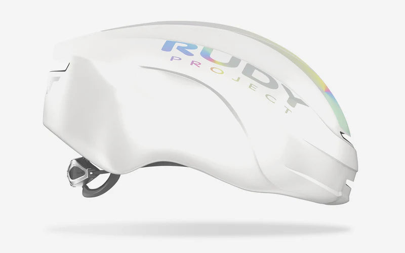 Capacete de estrada RUDY PROJECT NYTRON PRO Branco Fosco Iridescente