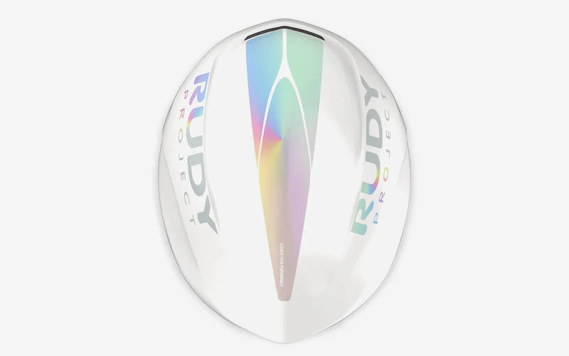 Capacete de estrada RUDY PROJECT NYTRON PRO Branco Fosco Iridescente