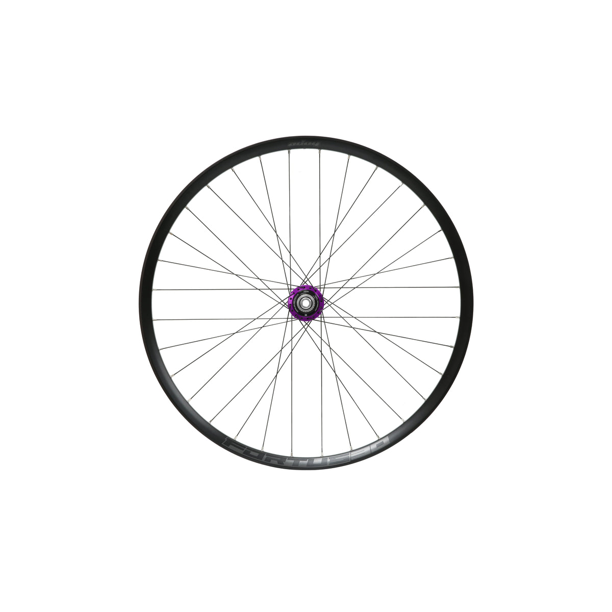 Roda traseira HOPE Fortus 30 W de 26 polegadas, cubo Pro 5 violeta