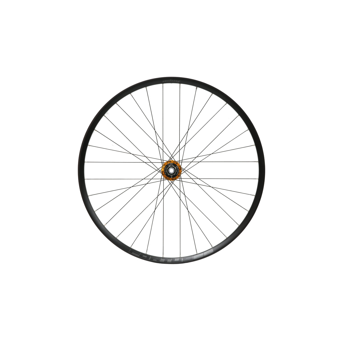 Roda traseira HOPE Fortus 26 W de 27,5 polegadas, cubo Pro 5 laranja