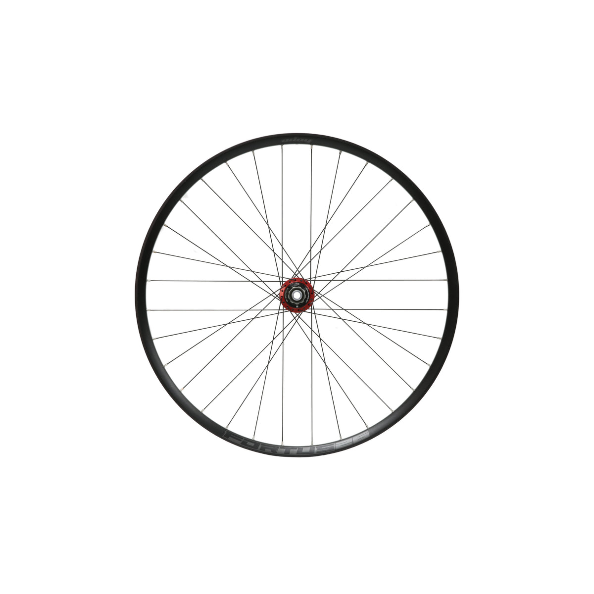Roda traseira HOPE Fortus 26 W de 27,5 polegadas, cubo Pro 5 vermelho