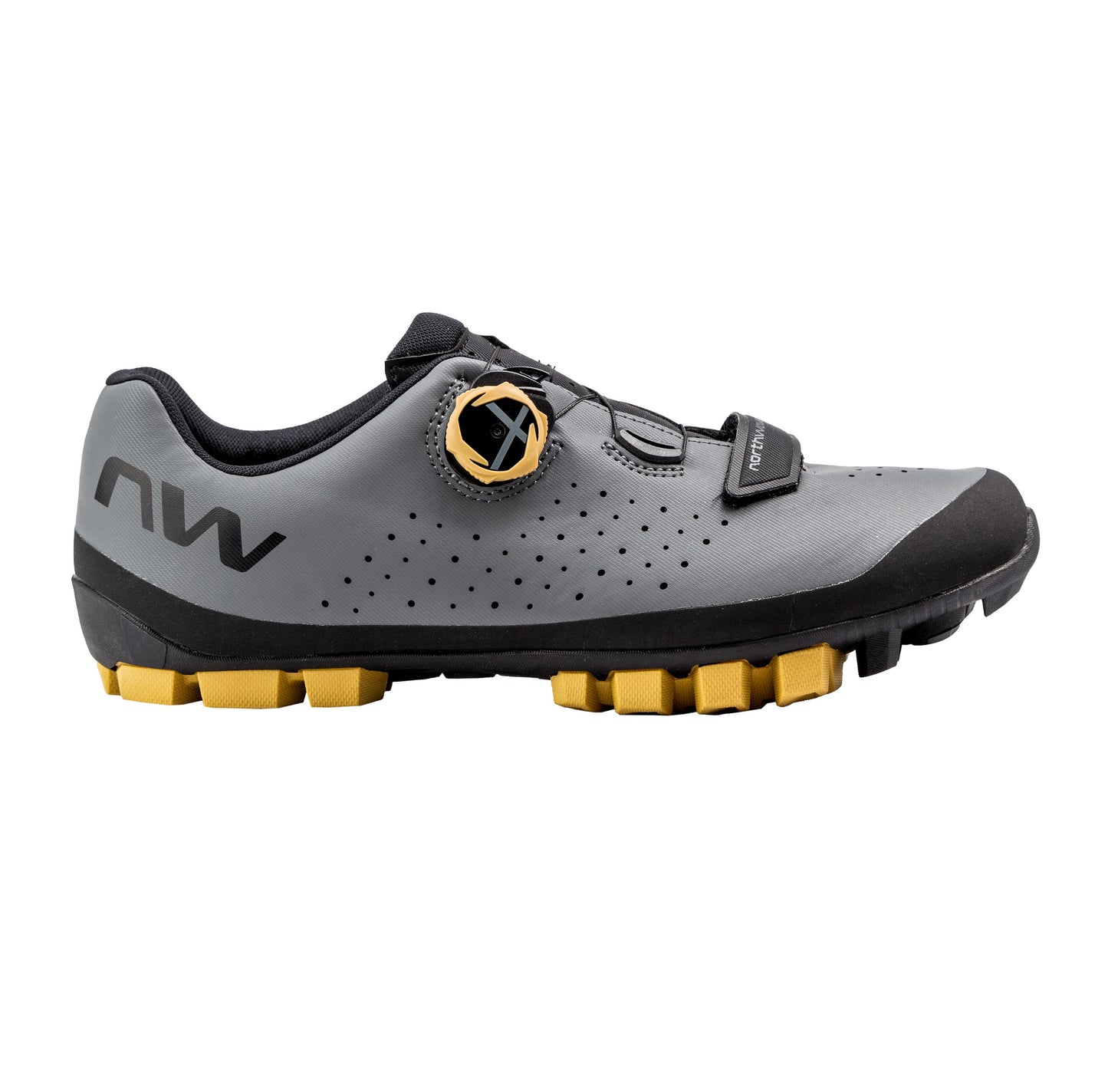 Sapatos de BTT NORTHWAVE HAMMER PLUS Cinzento/Amarelo