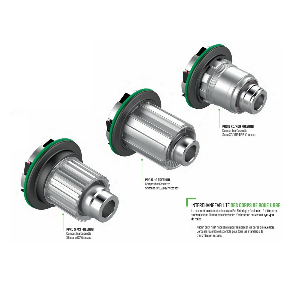 HOPE PRO 5 CL Cubos traseiros 12x142mm Aço Preto