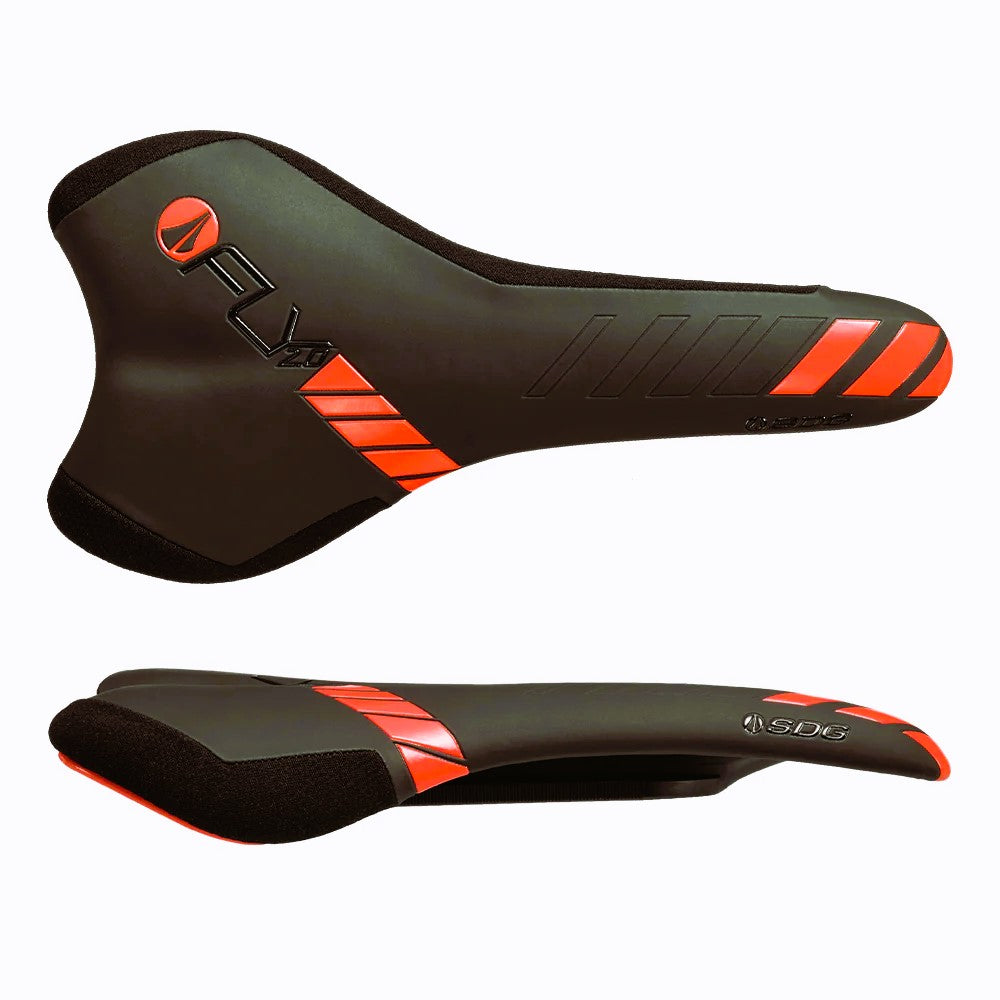 SDG I-FLY 2.0 I-Beam Saddle Preto/Laranja