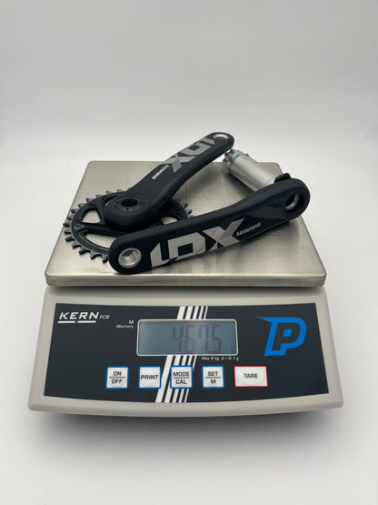 Pedaleiro monop prato 12 velocidades SRAM EAGLE X01 DUB BOOST 52 mm Lunar Polar