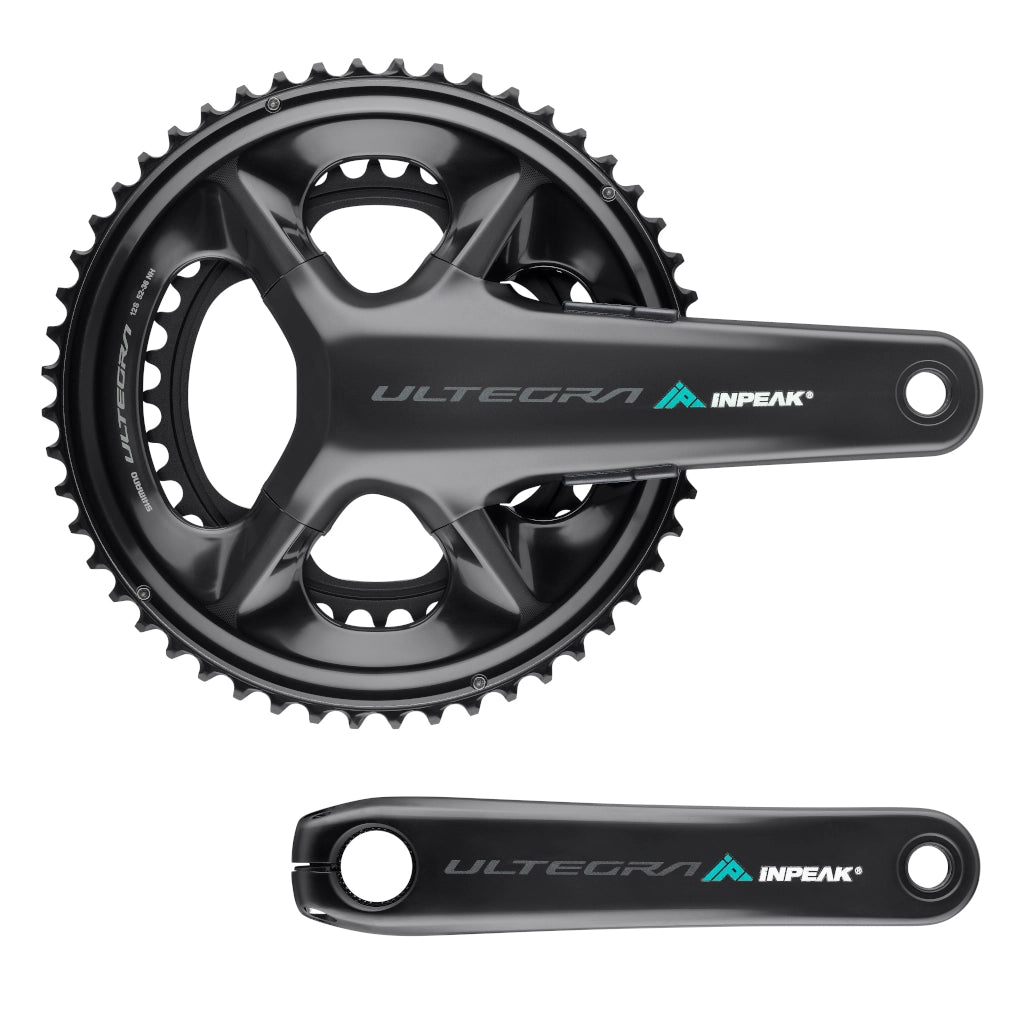 Pedaleiro com medidor de potência INPEAK POWERCRANK-E TWIN2 LR Shimano Ultegra R8100