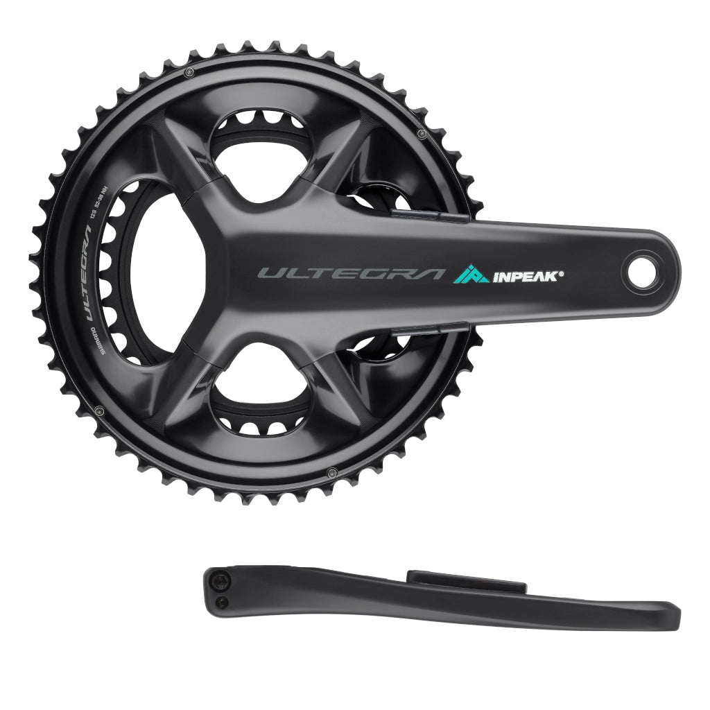 Pedaleiro com medidor de potência INPEAK POWERCRANK-E TWIN2 LR Shimano Ultegra R8100