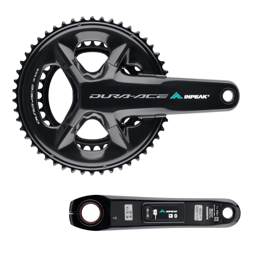 Pedaleiro com Medidor de Potência INPEAK POWERCRANK-E TWIN2 LR Shimano Dura-Ace R9200