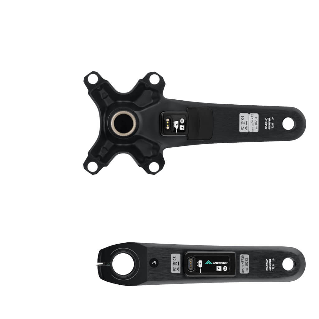 Pedaleiro com medidor de potência INPEAK POWERCRANK-E TWIN2 LR Shimano 105 R7100