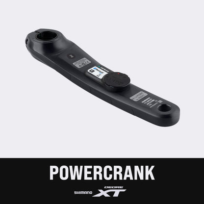 Braço esquerdo do pedaleiro com medidor de potência INPEAK POWERCRANK Shimano XT M8200