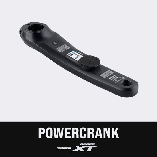 Braço esquerdo do pedaleiro com medidor de potência INPEAK POWERCRANK Shimano XT M8200