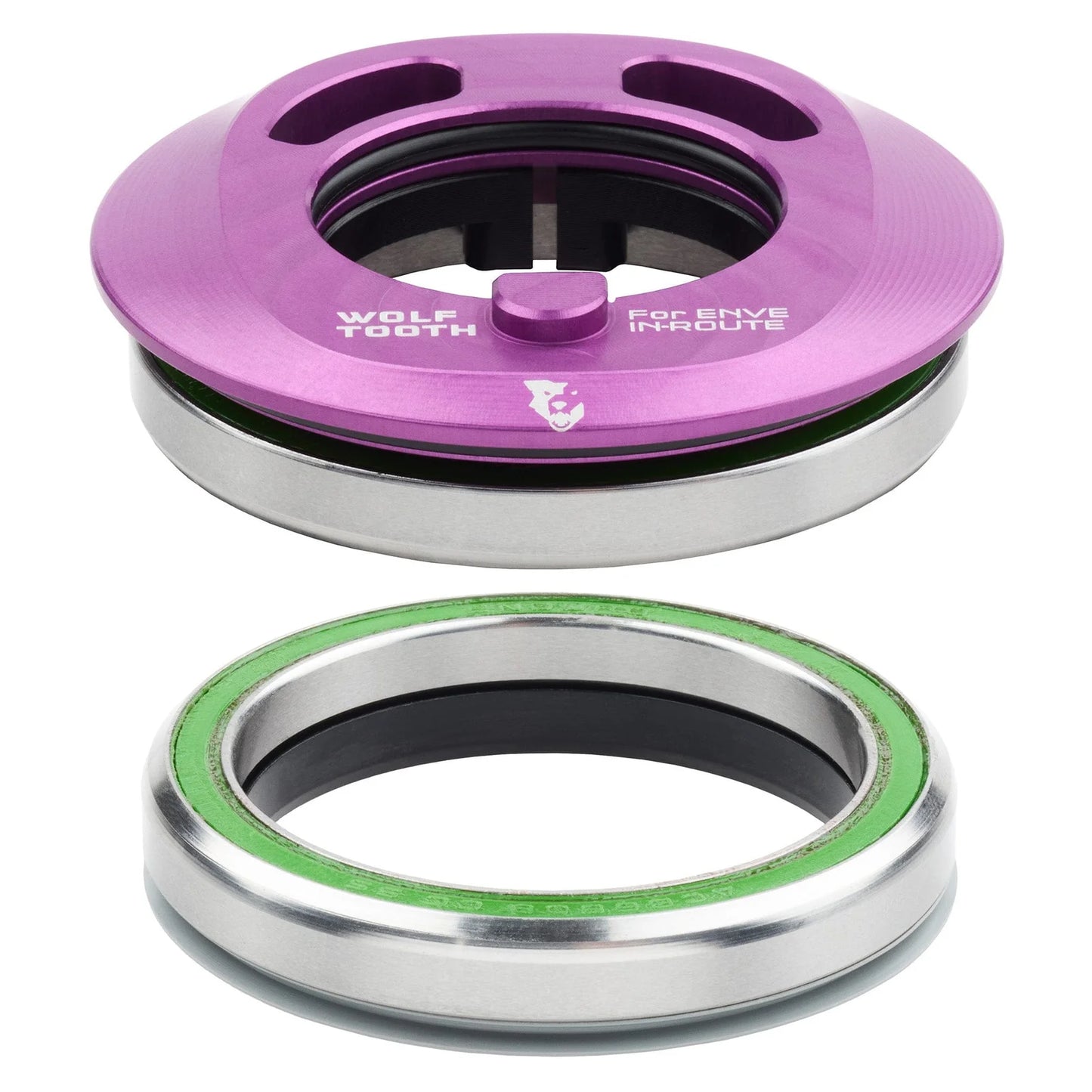 Conjunto de direção integrado WOLF TOOTH PREMIUM AERO IS52 ENVE In-Route Violeta