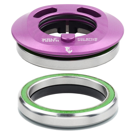 Conjunto de direção integrado WOLF TOOTH PREMIUM AERO IS52 ENVE In-Route Violeta