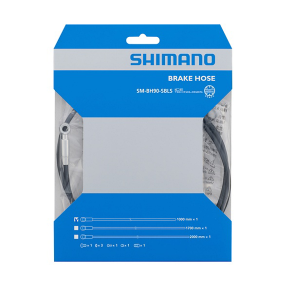 SHIMANO XT BR-M8020 SM-BH90-SBLS Kit de mangueiras rectas com banjo