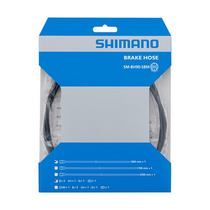 Kit Mangueira de Travão SHIMANO SM-BH90-SBM Reto Banjo Preto