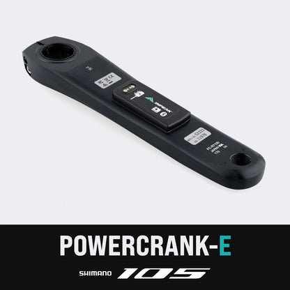 Braço esquerdo do pedaleiro com medidor de potência INPEAK POWERCRANK-E Shimano 105 R7100