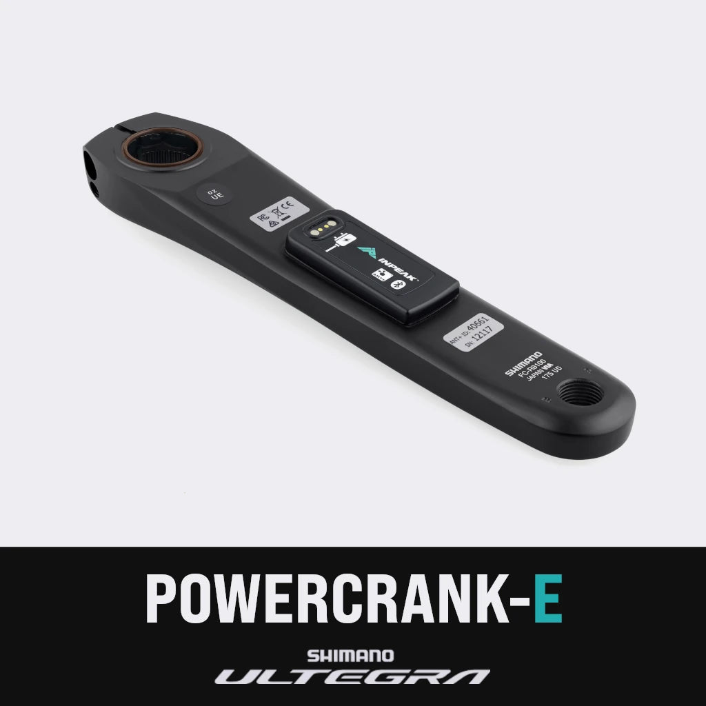 Braço esquerdo do pedaleiro com medidor de potência INPEAK POWERCRANK-E Shimano Ultegra R8100