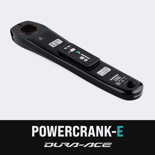 Braço esquerdo do pedaleiro com medidor de potência INPEAK POWERCRANK-E Shimano Dura-Ace R9200