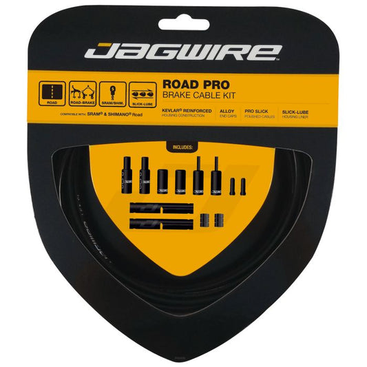 Kit de cabos e mangueiras de travão JAGWIRE ROAD PRO Preto