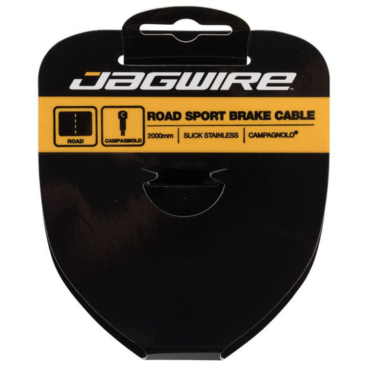 Cabo de travão JAGWIRE SPORT SLICK em aço inoxidável Campagnolo