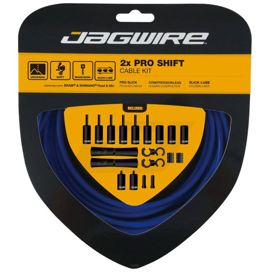 Kit de cabos e mangueiras de desviador JAGWIRE ROAD AND MOUNTAIN PRO Azul SID