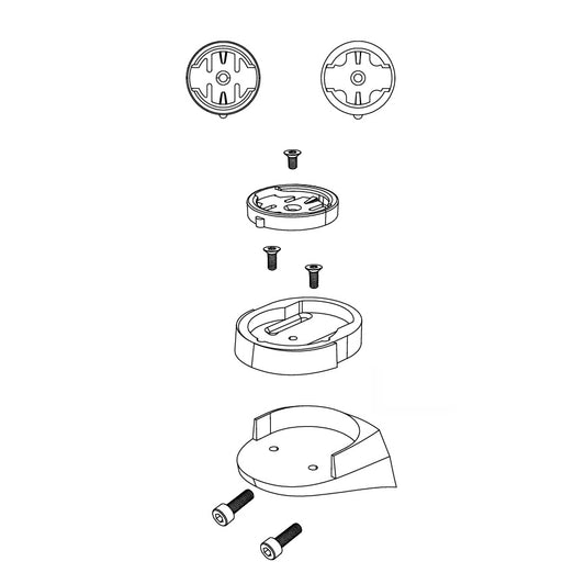 Suporte GPS DEDA para extensores JET ONE/JET2 EVO