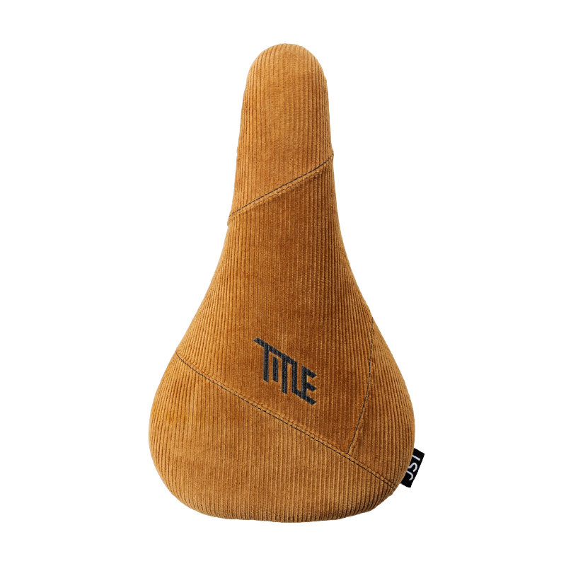 Selle Title JS1 marron Corduroy, vue de dessus