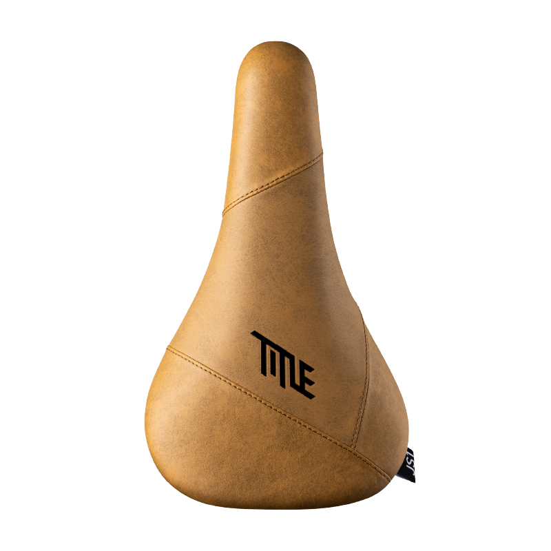 Selle Title JS1 marron clair, vue de dessus