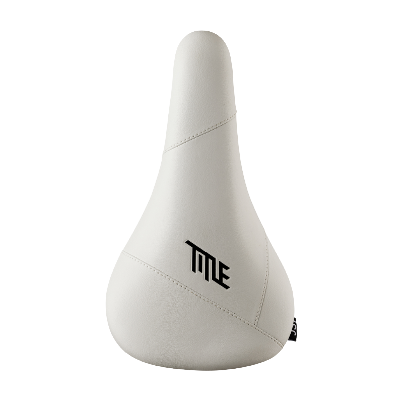 Selle Title JS1 blanche, vue de dessus