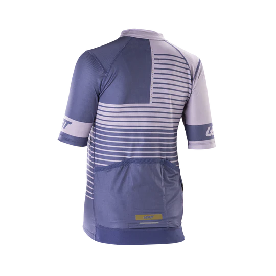 Camisola de manga curta LEATT MTB ENDURANCE 3.0 para mulher Roxo