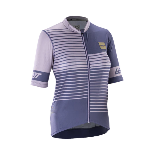 Camisola de manga curta LEATT MTB ENDURANCE 3.0 para mulher Roxo