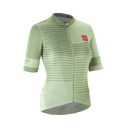 Maillot LEATT MTB ENDURANCE 3.0 Feminino Mangas Curtas Verde