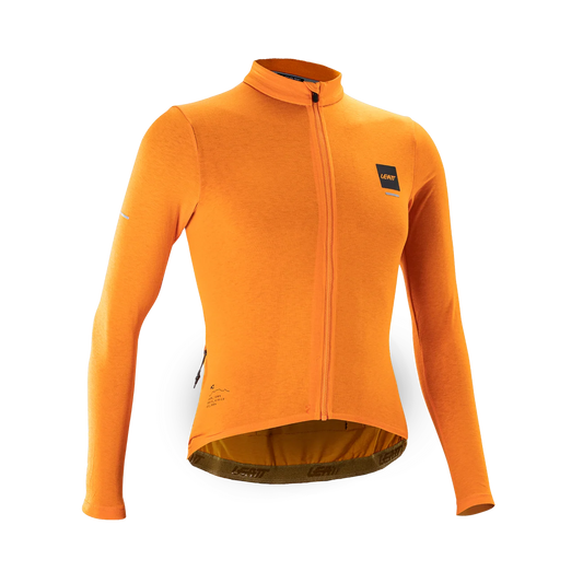 Camisola LEATT MTB ENDURANCE 4.0 Manga Comprida Mulher Laranja