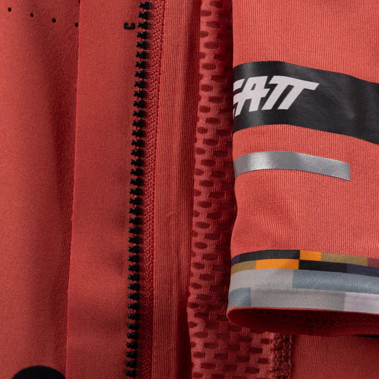 Camisola de manga curta LEATT MTB ENDURANCE 5.0 CARGO para mulher Vermelho