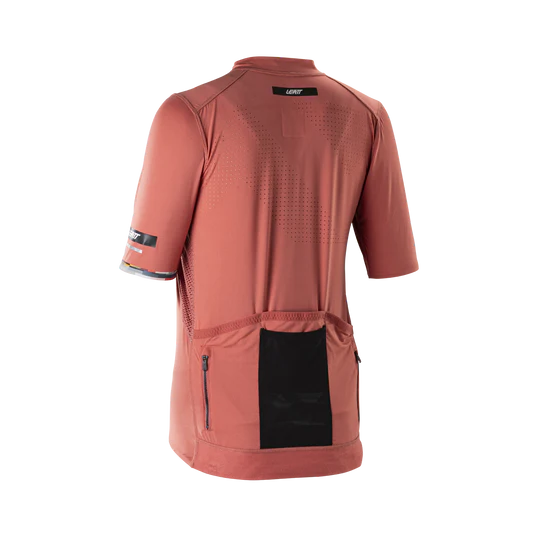 Camisola de manga curta LEATT MTB ENDURANCE 5.0 CARGO para mulher Vermelho