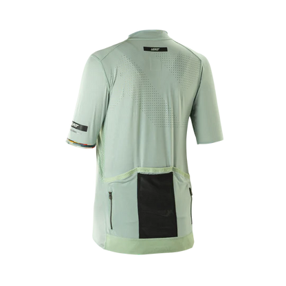 Maillot LEATT MTB ENDURANCE 5.0 CARGO Feminino Mangas Curtas Verde