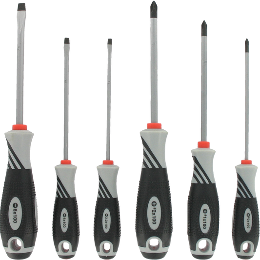 Conjunto de 6 chaves de fendas profissionais VAR DV-71000