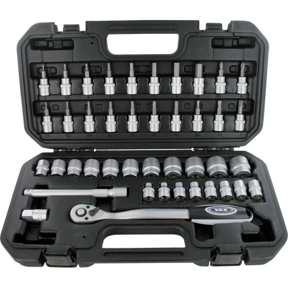 Maleta de Chaves de Roquete VAR DV-11900 (42 Peças)