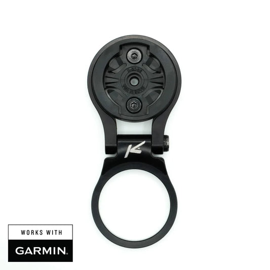 Suporte ajustável para haste de GPS Garmin K-EDGE MTB Preto