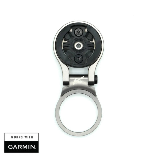 Suporte de haste ajustável para Garmin K-EDGE MTB GPS Cinzento