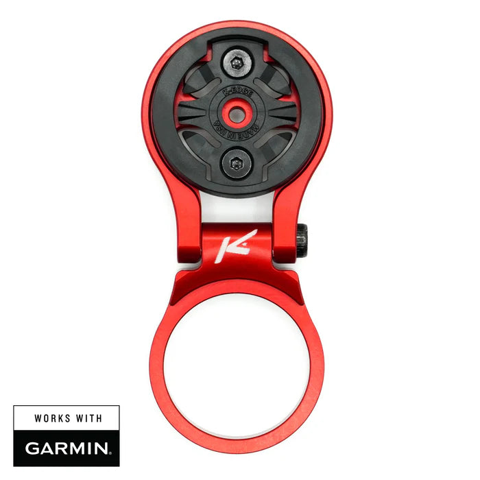 Suporte de haste ajustável para Garmin K-EDGE MTB GPS Vermelho