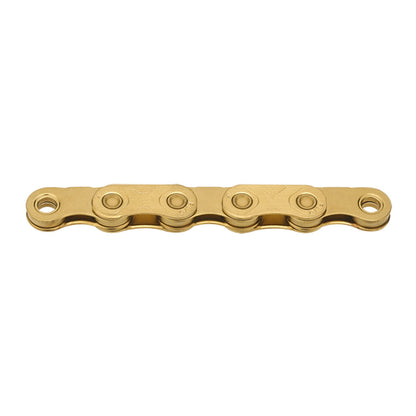 Corrente 12/13V KMC X FLAT Waxed Ti-N Ouro