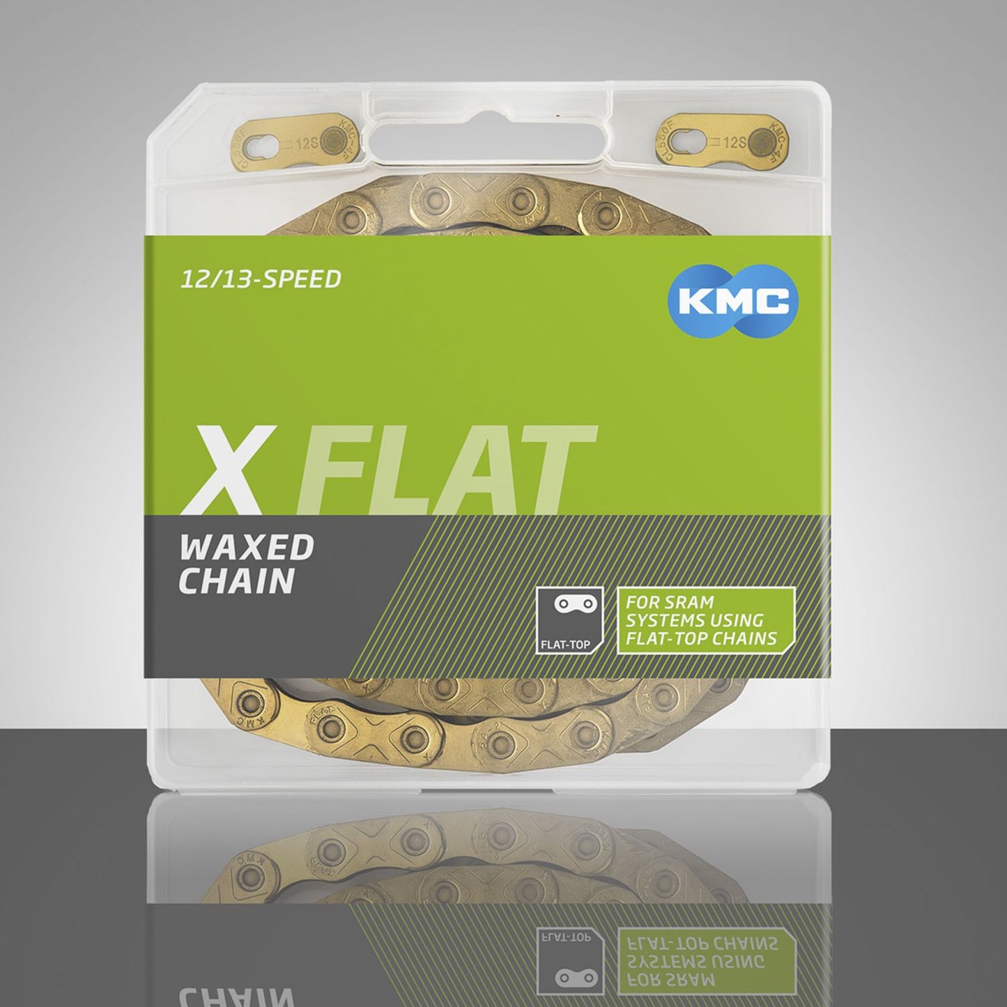 Corrente 12/13 V KMC X Flat Waxed Dourada