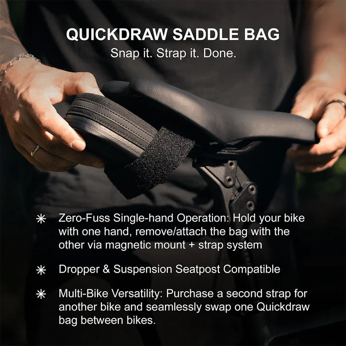 Bolsa de Selim REDSHIFT QUICKDRAW Medium Preto