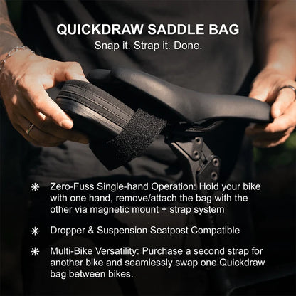 Bolsa de Selim REDSHIFT QUICKDRAW Medium Preto