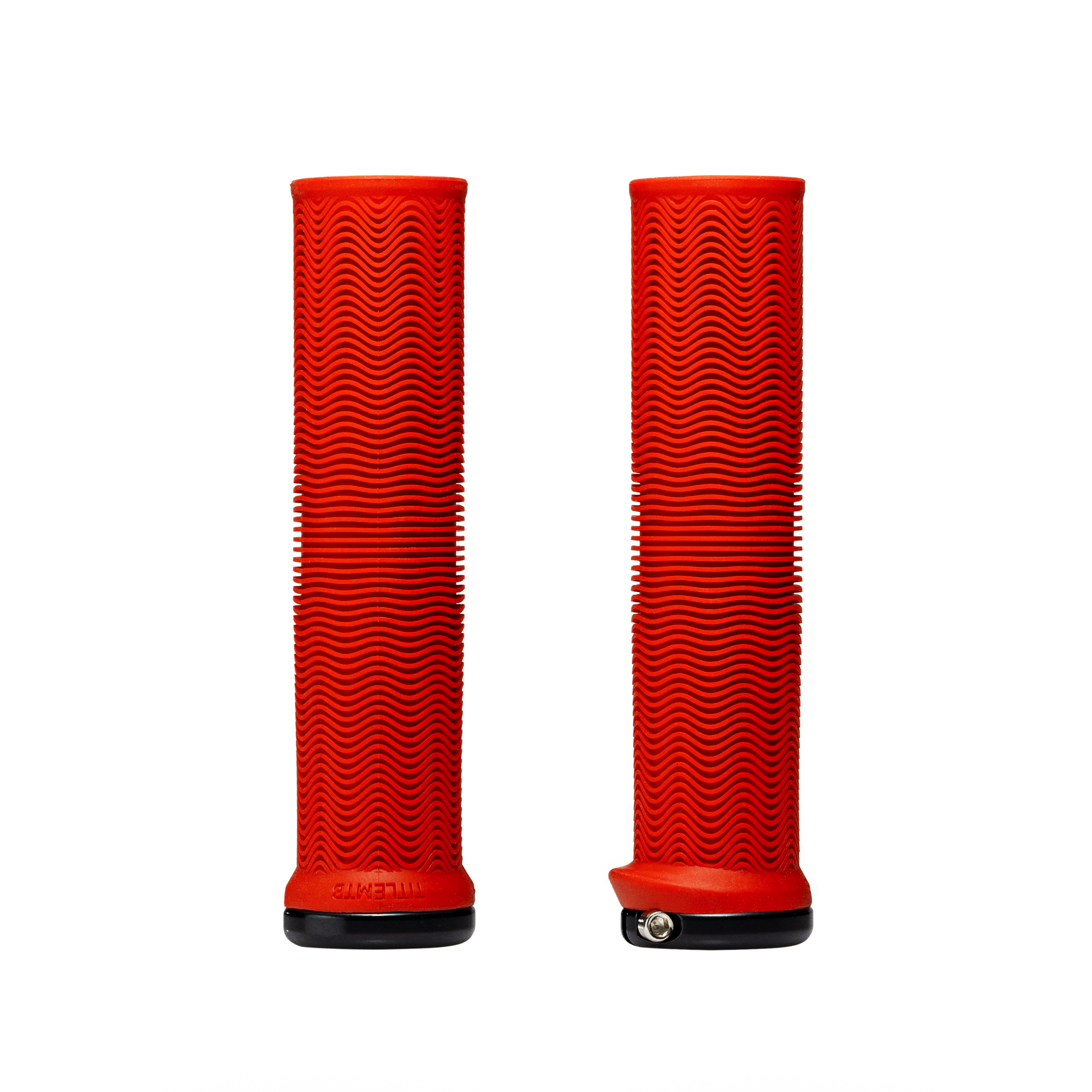 Grips Title MTB LO1 Rouge - vue verticale