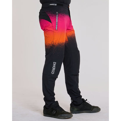 Calças DHARCO GRAVITY BLACK SNAKE Preto/Laranja